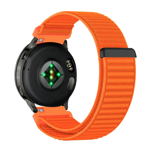 Bandz Bracelet nylon ondulé Garmin Vivomove Style (orange)