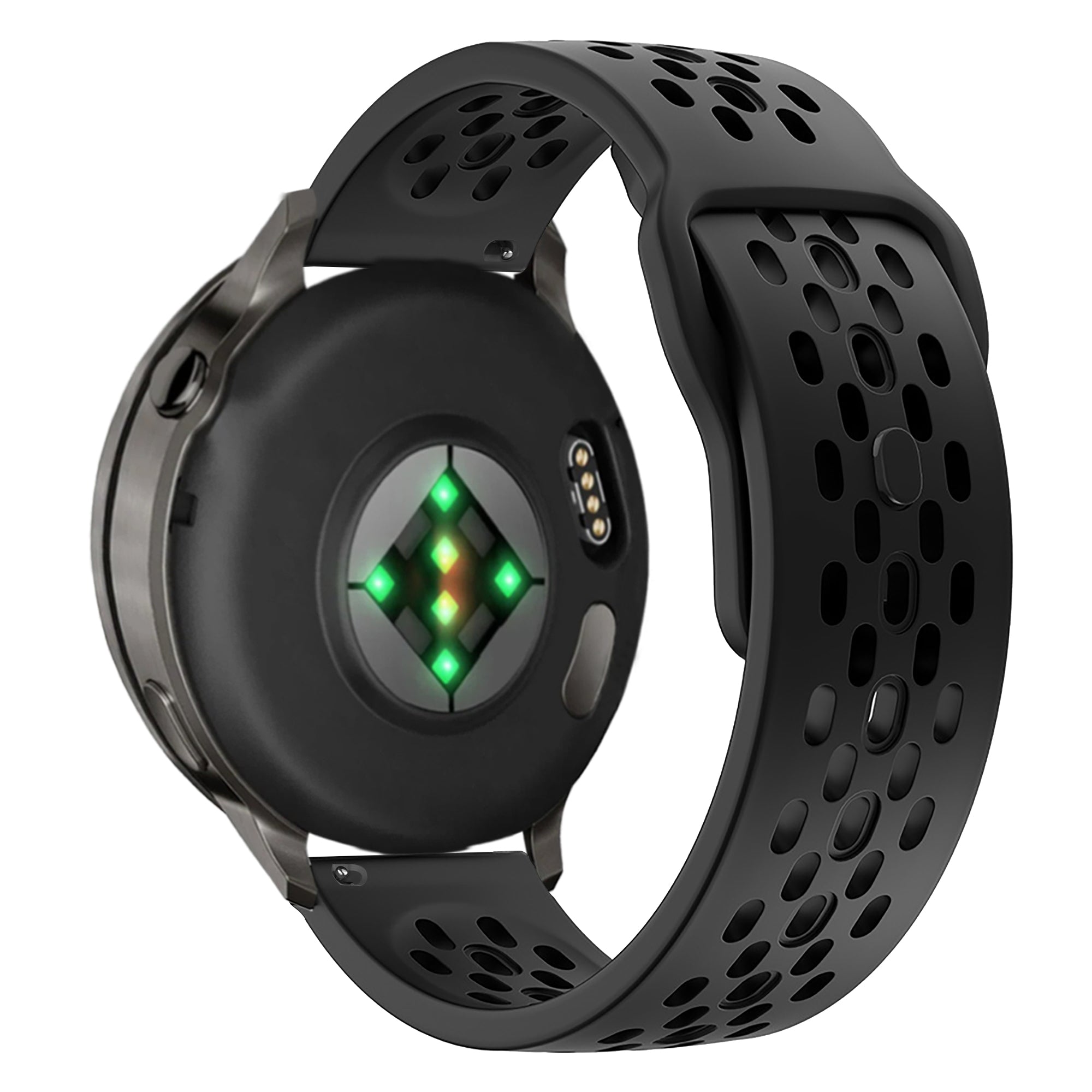 Bandz Bracelet silicone 'Air' Garmin Forerunner 265 (noir)