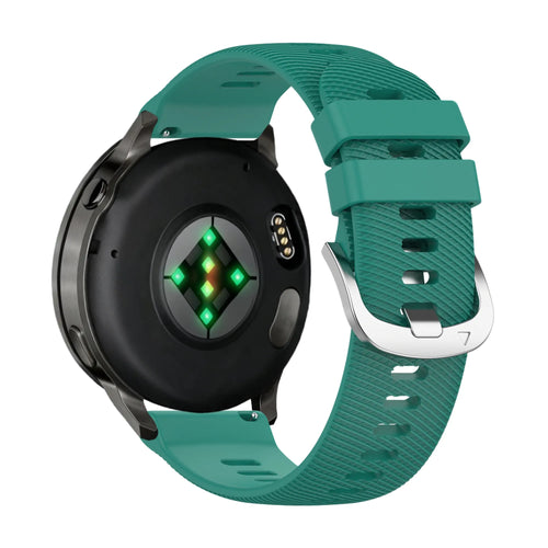 Bandz Garmin Forerunner 255s Silicone Strap 'Deluxe' (Viridian)