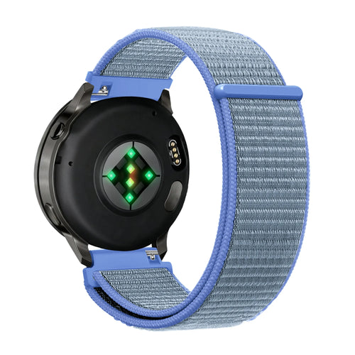 Bandz Bracelet nylon Garmin Vivomove Trend (bleu clair)