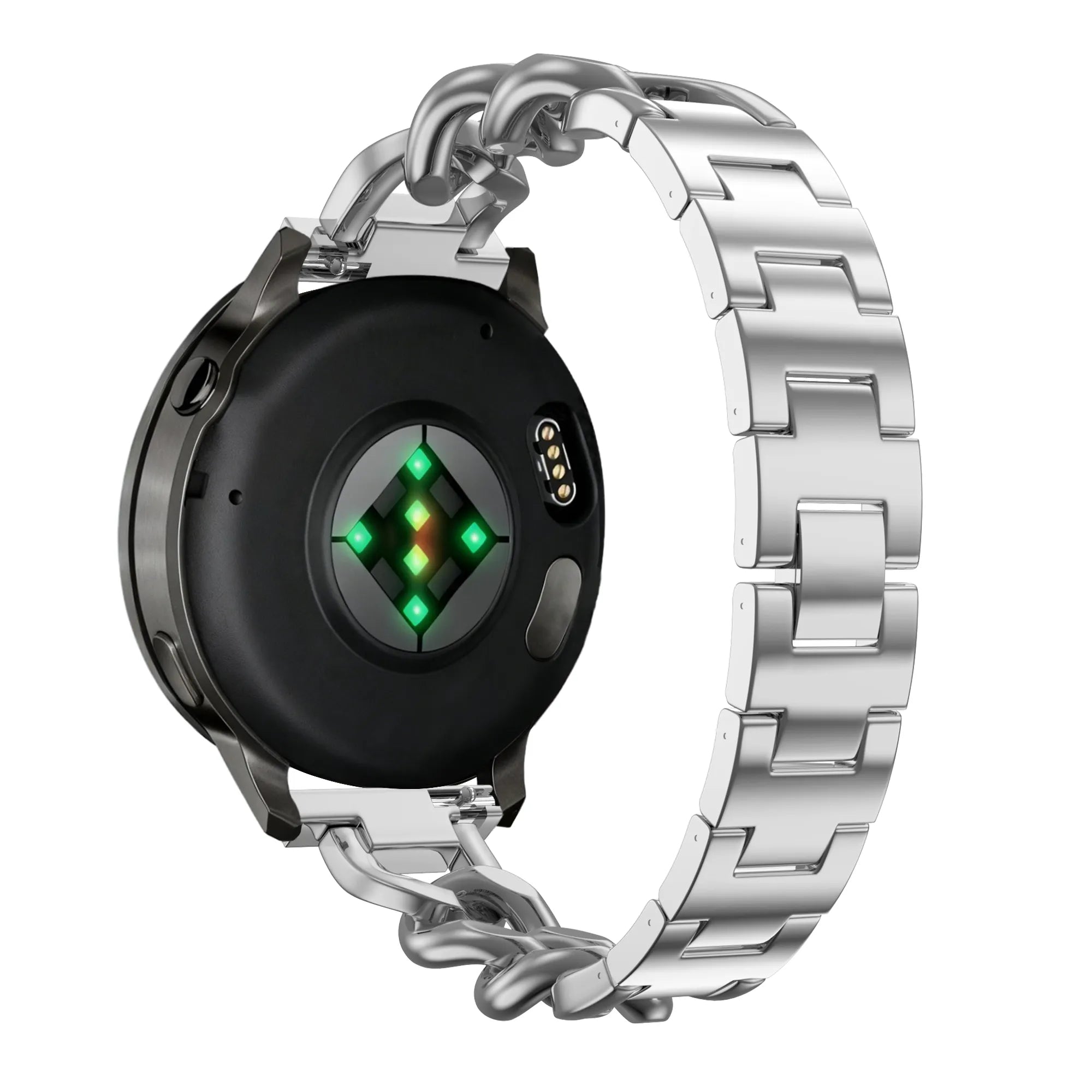 Bandz Huawei Watch GT 5 - 41mm Metal Strap 'Chains' (Silver)