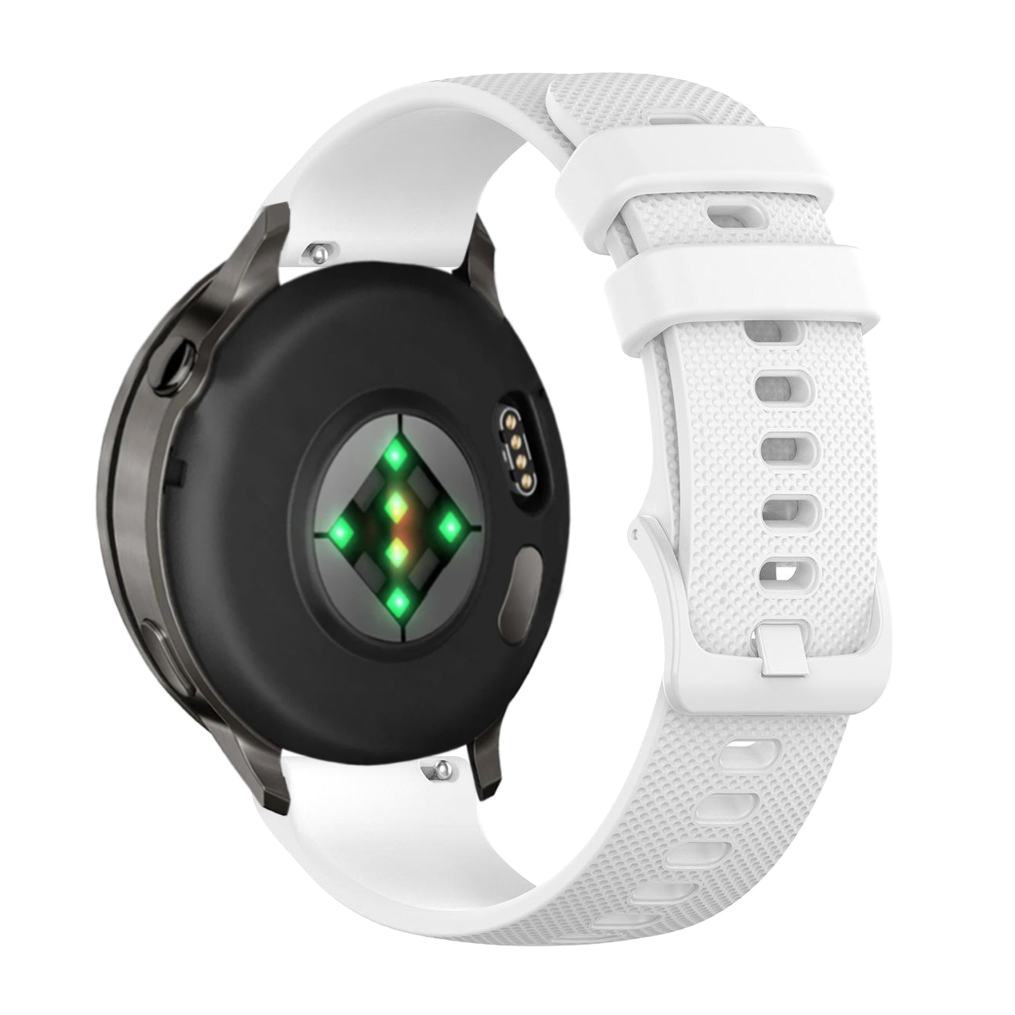 Bandz Bracelet silicone 'Premium' Garmin Forerunner 645 (blanc)