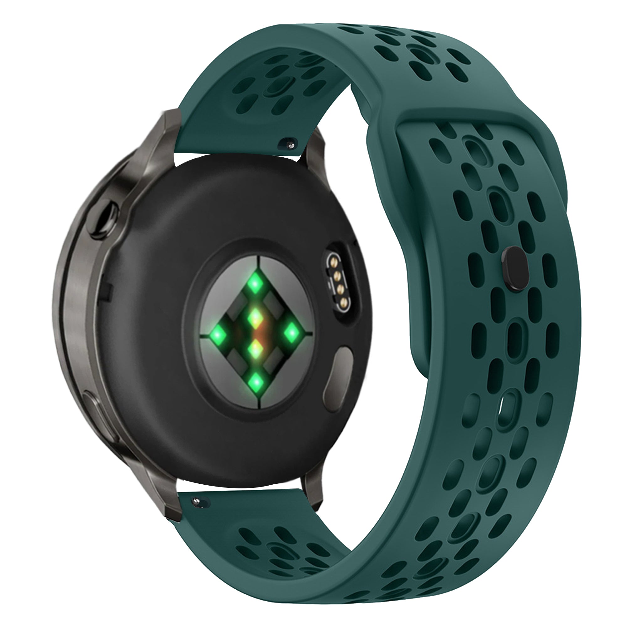 Bandz Bracelet silicone 'Air' Garmin Venu 3 (vert foncé)