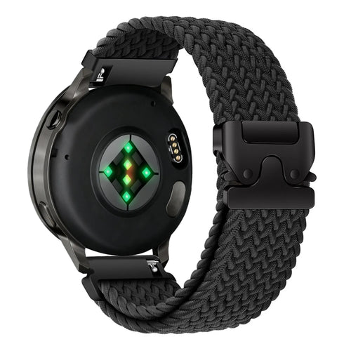 Bandz Garmin Venu 2 Plus Braided Strap 'Parachute' (Black)