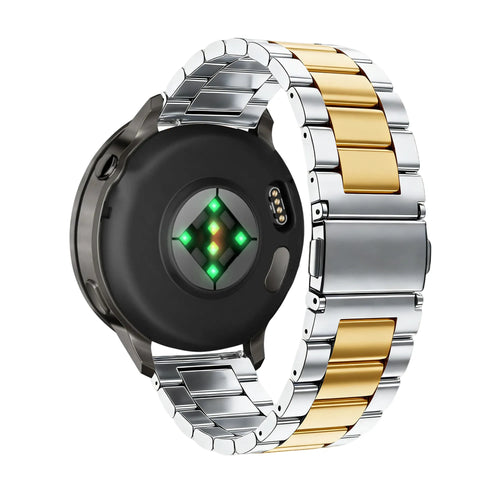 Bandz Bracelet acier 'Classic' Garmin Vivomove Style (argent/or)