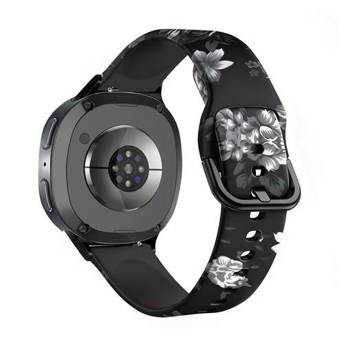 Samsung Galaxy Watch 8 - 44mm Grey Flower Strap