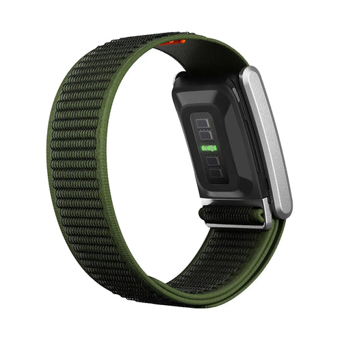 WHOOP MG Nylon Hybrid Strap (Green)