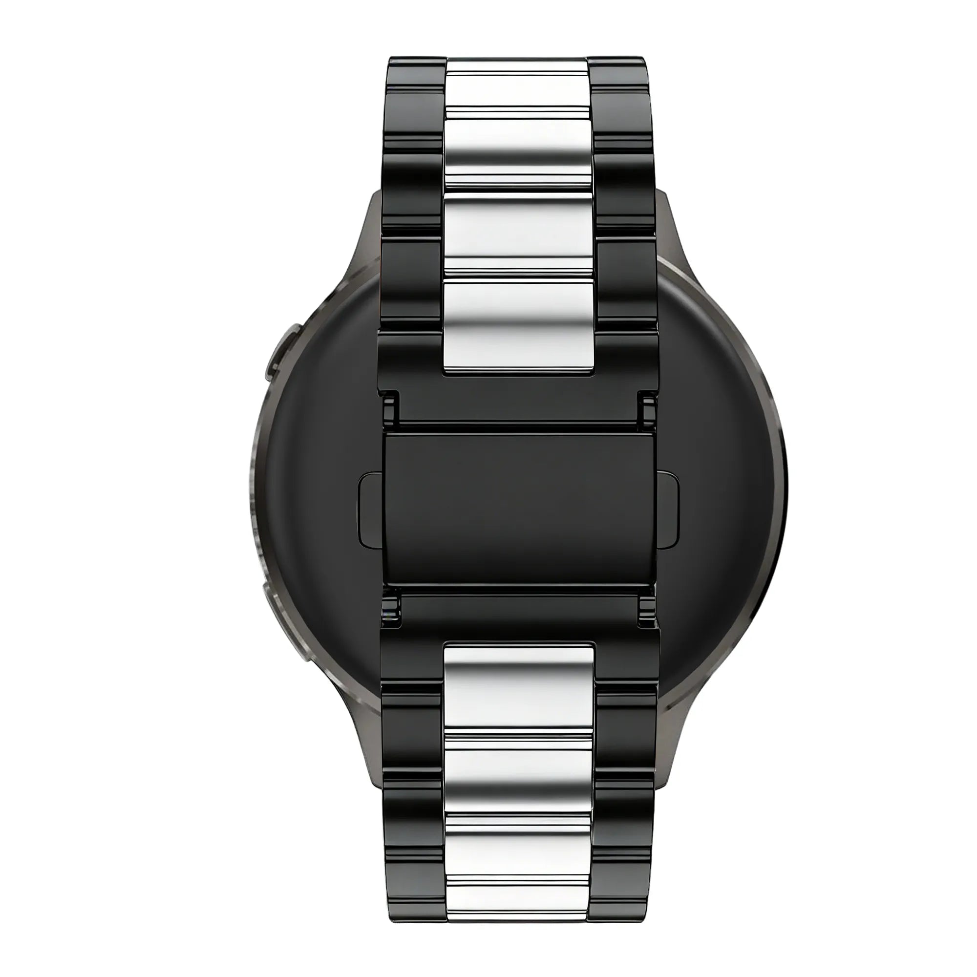 Bandz Bracelet acier 'Classic' Garmin Vivoactive 4 (noir argent)