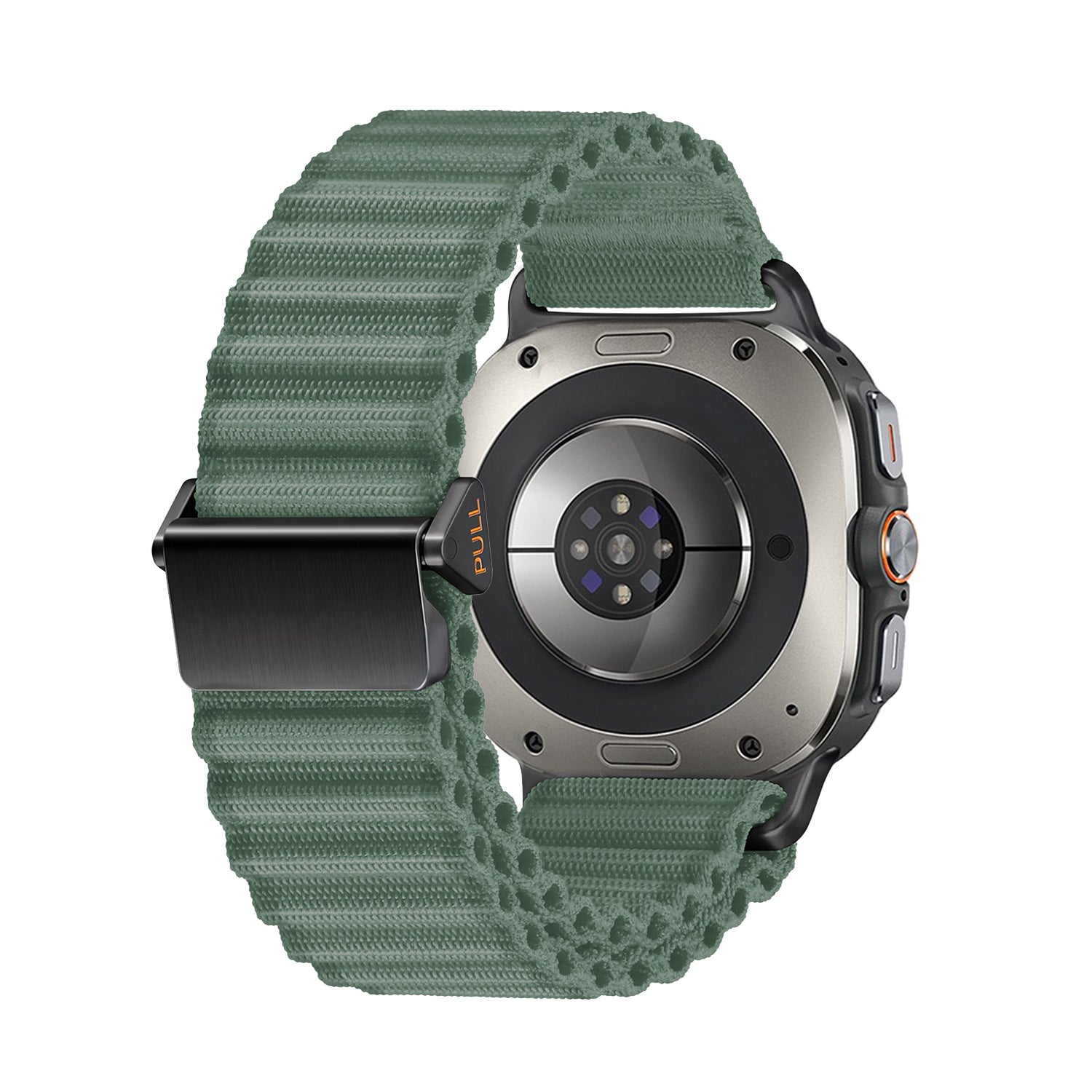 Bracelet nylon Outdoor Samsung Galaxy Watch Ultra (vert foncé)