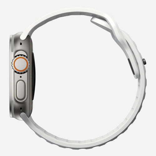 Nomad Bracelet silicone sport Apple Watch (blanc)