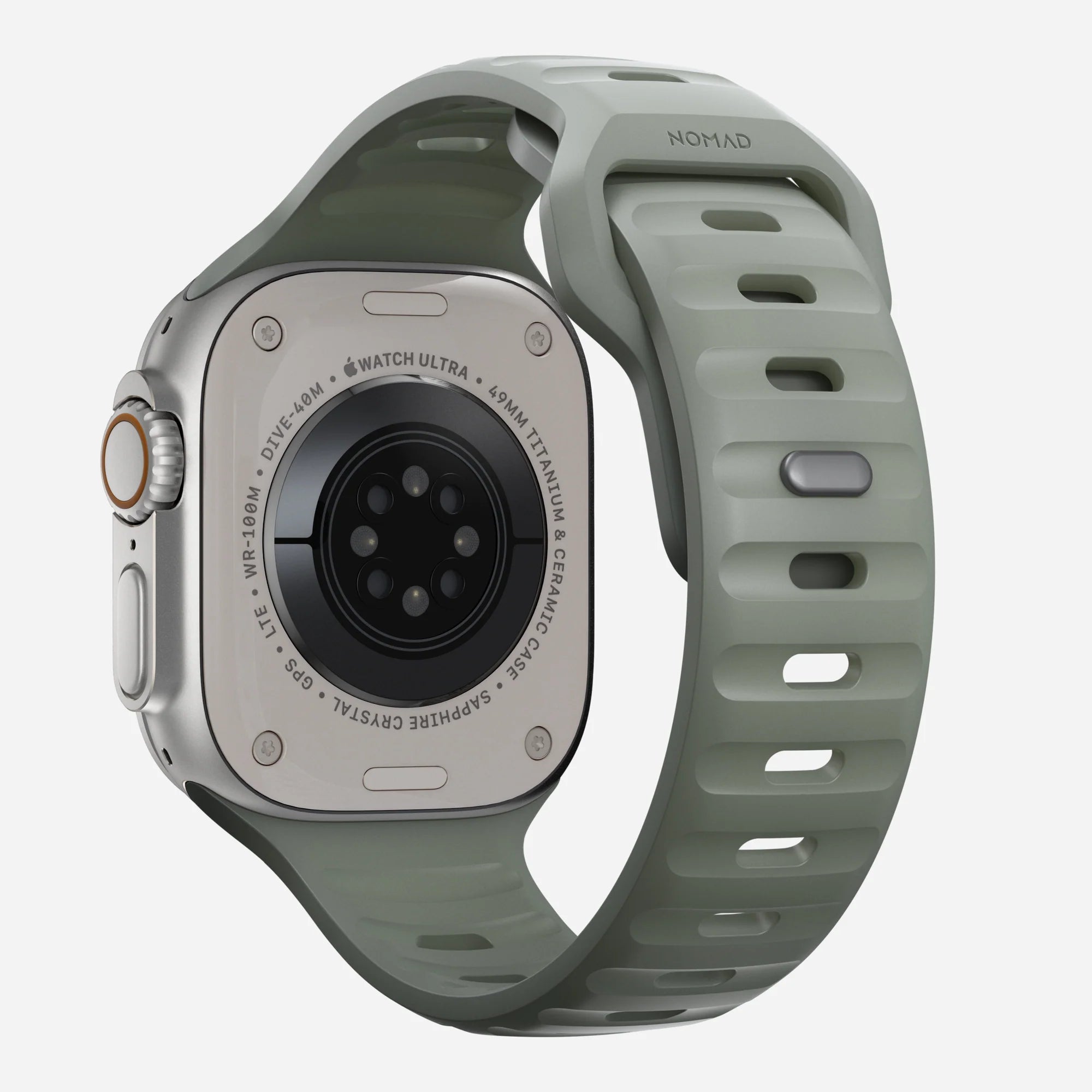 Nomad Sport Apple Watch Silicone Strap (Coastal Rock)