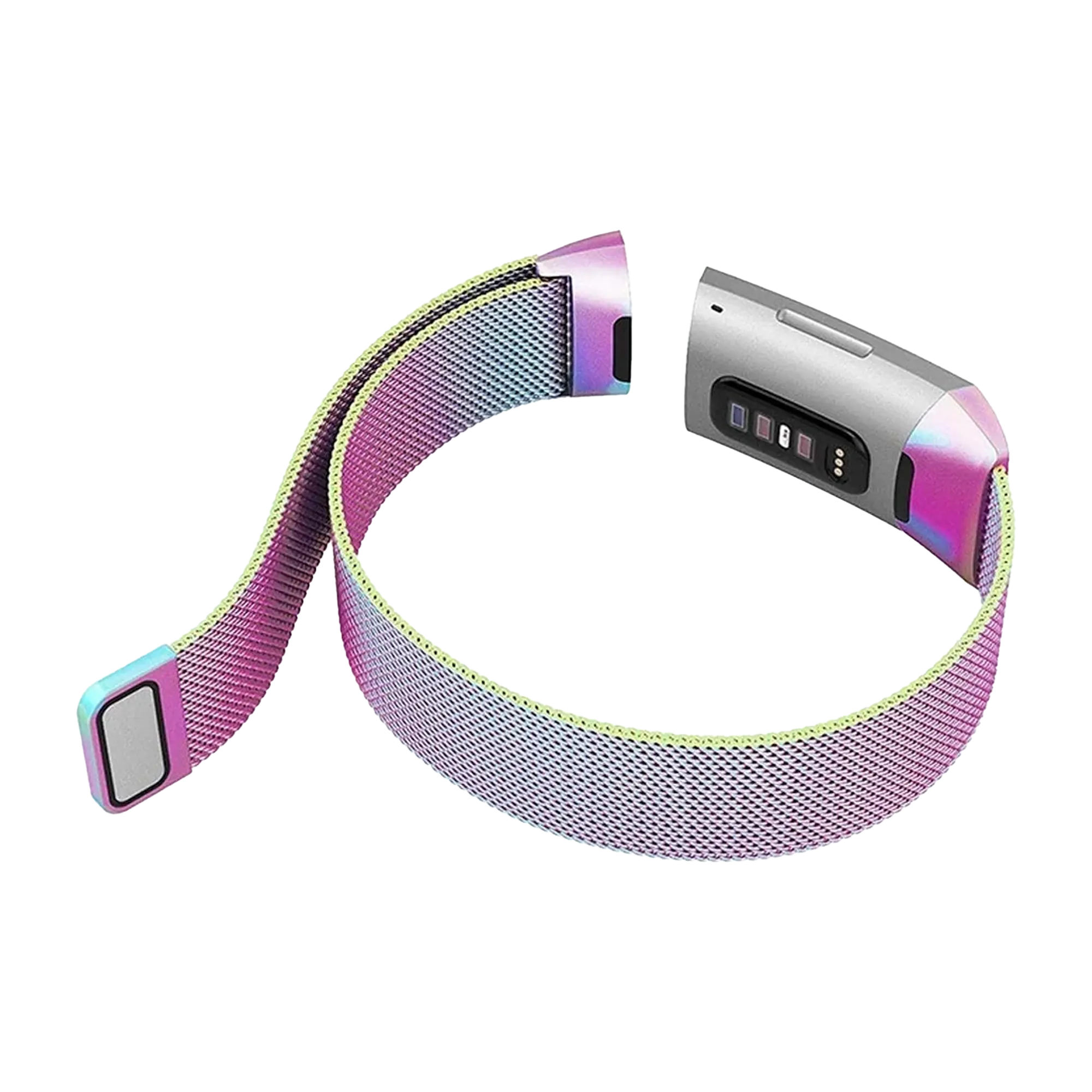 Bracelet Milanais Fitbit Charge 3 (arc-en-ciel)