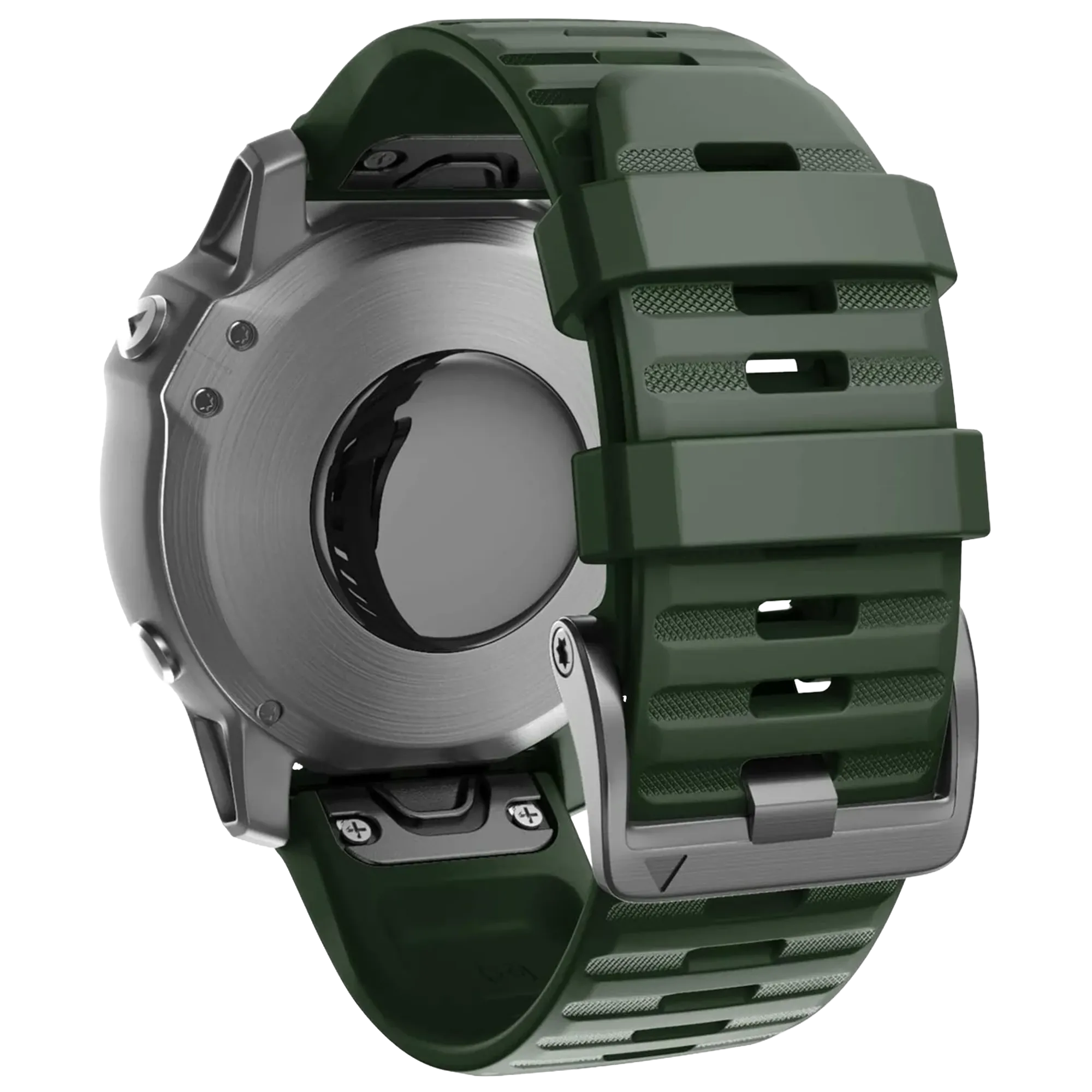 Garmin D2 Mach 2 - 51mm Silicone Strap (Dark Green)