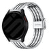 Bracelet acier raffiné Samsung Galaxy Watch 6 Classic 47mm (argent/noir)