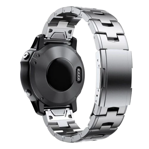 Bracelet titane Garmin Fenix 5x / 6x (argent)