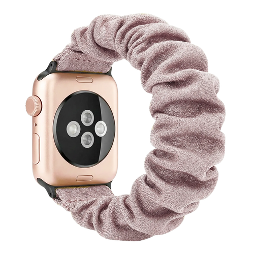 Apple Watch Scrunchie Strap (Shiny Pink)