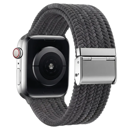 Bracelet tressé Apple Watch (gris sidéral)