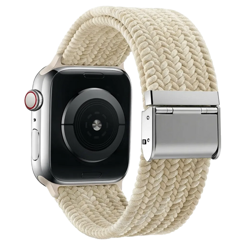 Bracelet tressé Apple Watch (lumière stellaire)