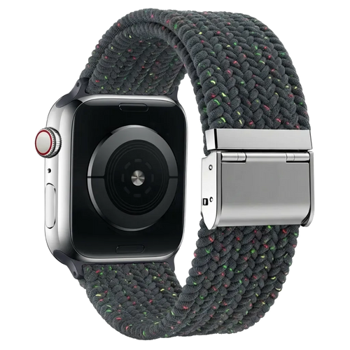 Bracelet tressé Apple Watch (bleu-gris mélanger)