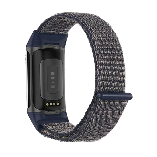 Bracelet nylon Fitbit Charge 5 (bleu)