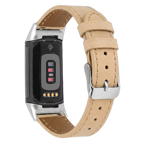 Leather Strap, on a watch, 3/4 rear view