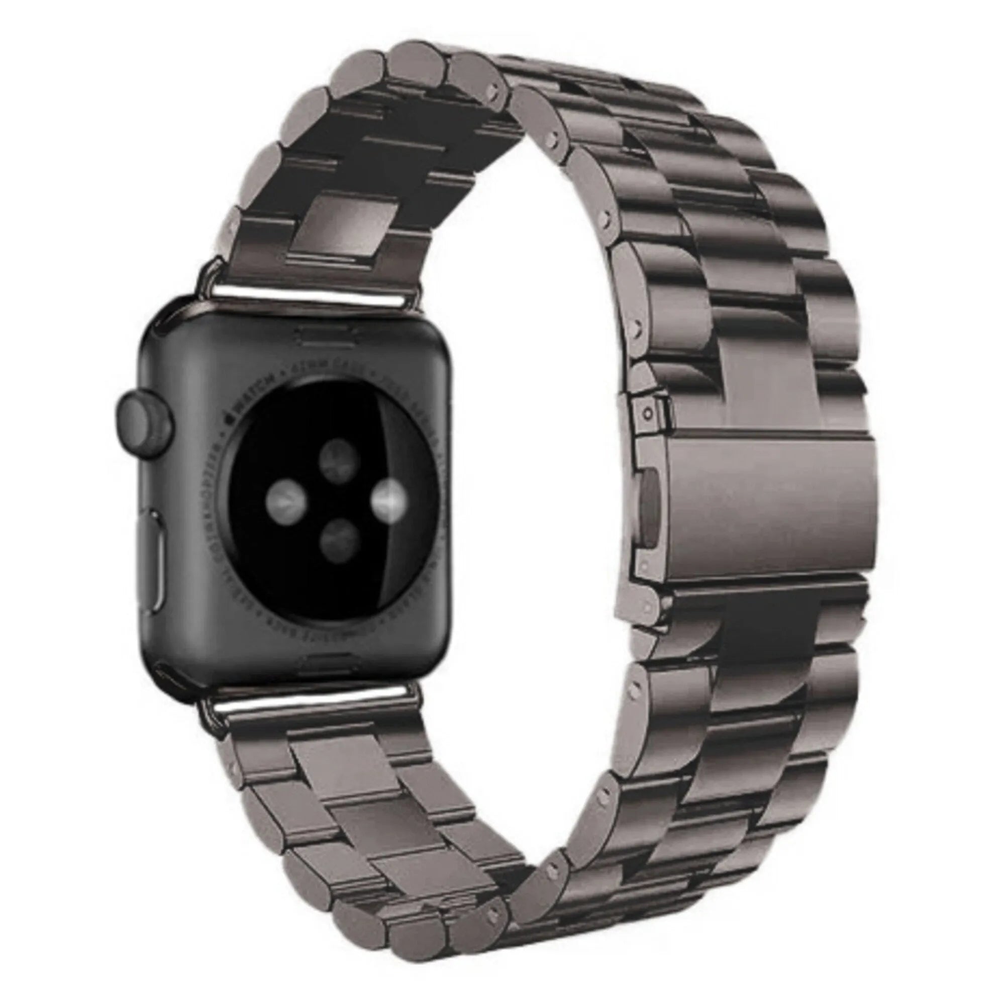 Bracelet acier Apple Watch (gris foncé)