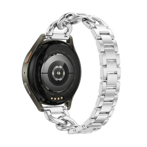 Amazfit Bip 3 (Pro) Steel Chain Strap (Silver)