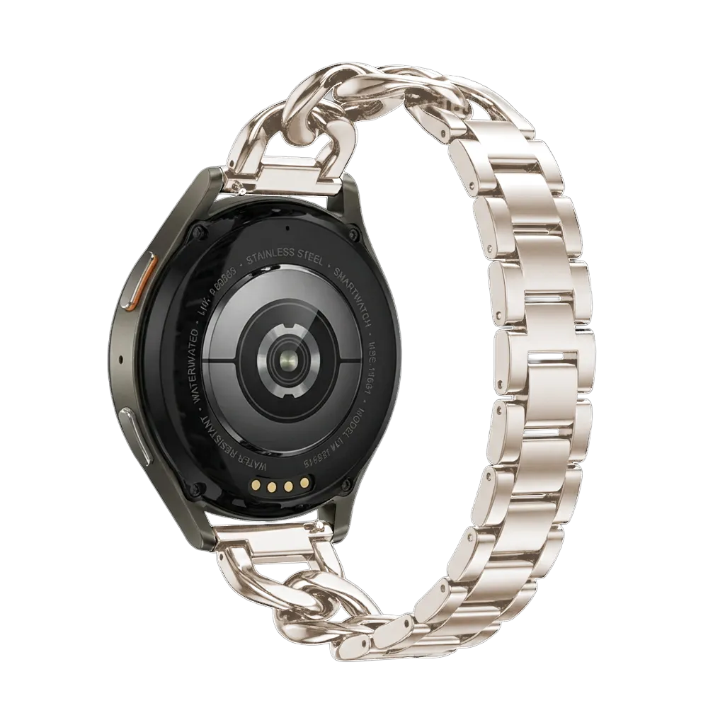 Bracelet chaîne acier Amazfit Bip U (Pro) (lumiére stellaire)