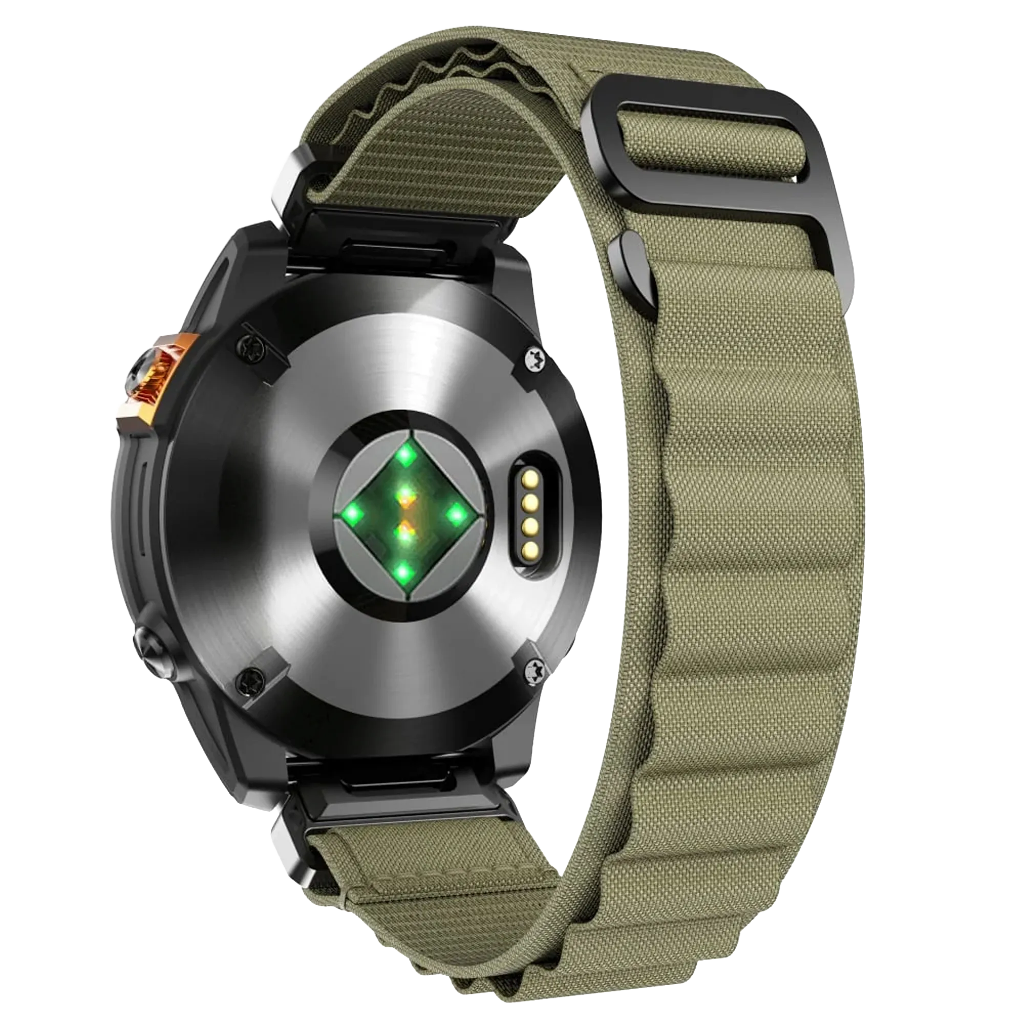 Bracelet Alpine Garmin Approach S70 - 47mm (vert olive)