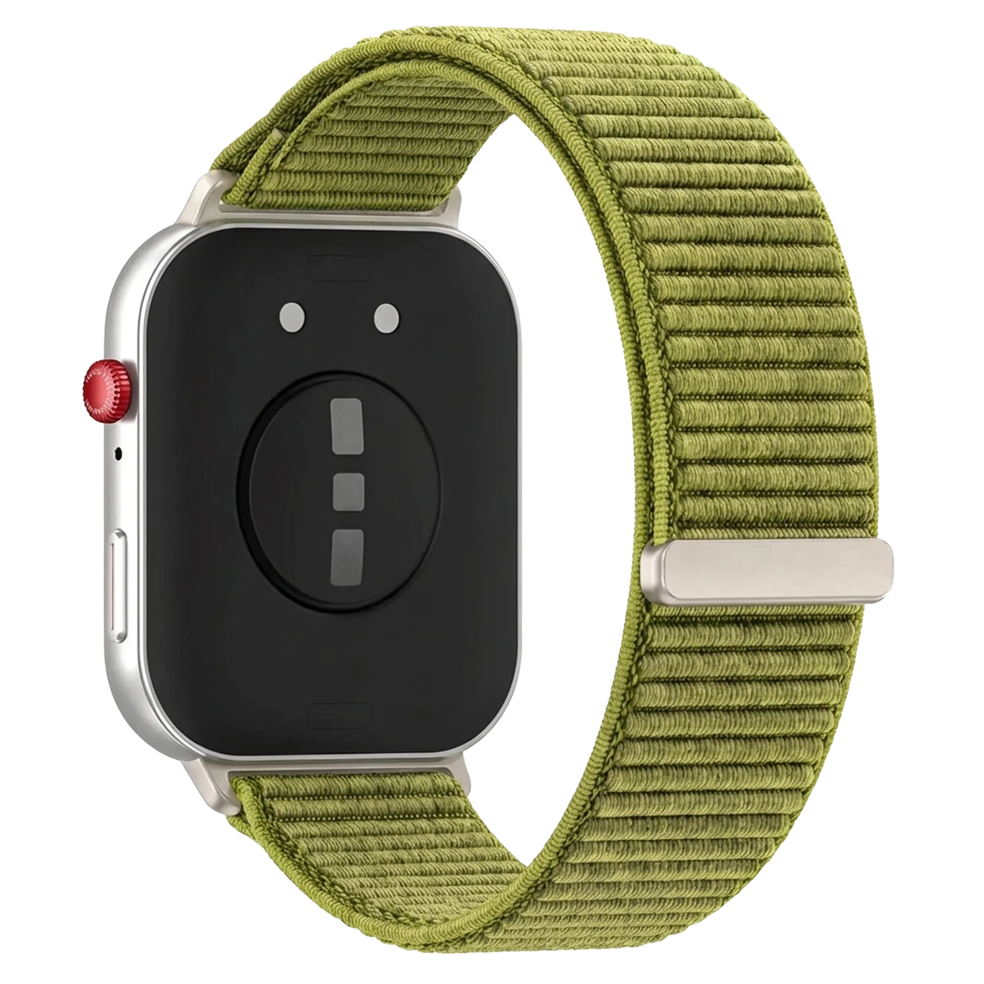 Bracelet nylon ondulé Huawei Watch Fit 5 (vert)
