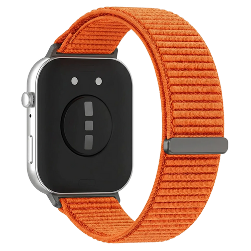 Huawei Watch Fit 4 Nylon Wave Strap (Orange)