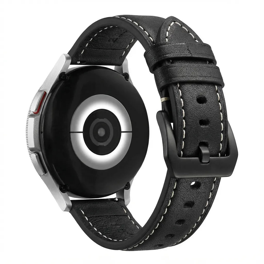 Bracelet cuir Garmin Venu X1 (noir)