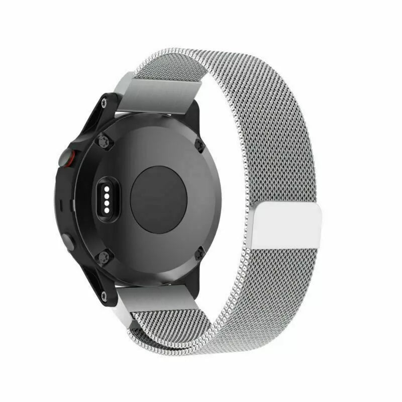 Bracelet milanais Garmin Approach S62 (argent)