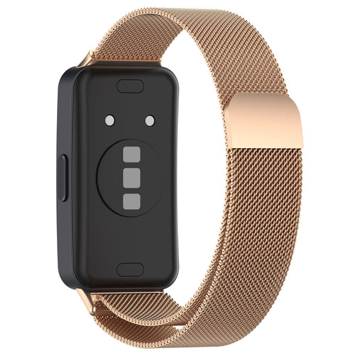 Bracelet Milanais Huawei Band 10 (or rose)