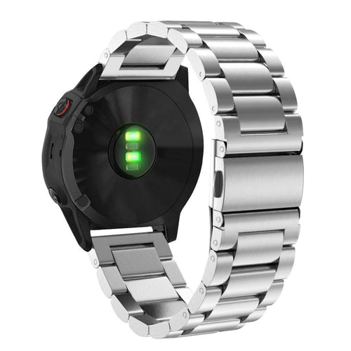 Bracelet acier Garmin Tactix 7 Pro (argent)