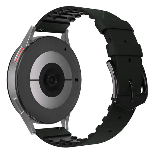 Amazfit GTR Mini Leather / Silicone Strap (Green)