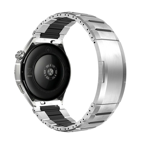 Coros Pace 4 'One Push' Steel Hybrid Strap (Titanium/Black)