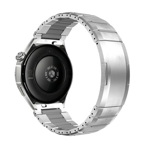 Coros Pace 3 'One Push' Steel Hybrid Strap (Titanium/Grey)
