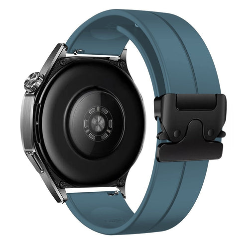Bracelet silicone Samsung Galaxy Watch 5 - 40mm avec boucle P (grisbleu)
