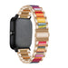Bracelet acier résine Xiaomi Amazfit GTS 2 (or rose/coloré)