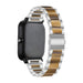 Bracelet acier résine Xiaomi Amazfit GTS 2 (argent/marron)