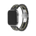 Bracelet acier céramique Apple Watch (noir/or)
