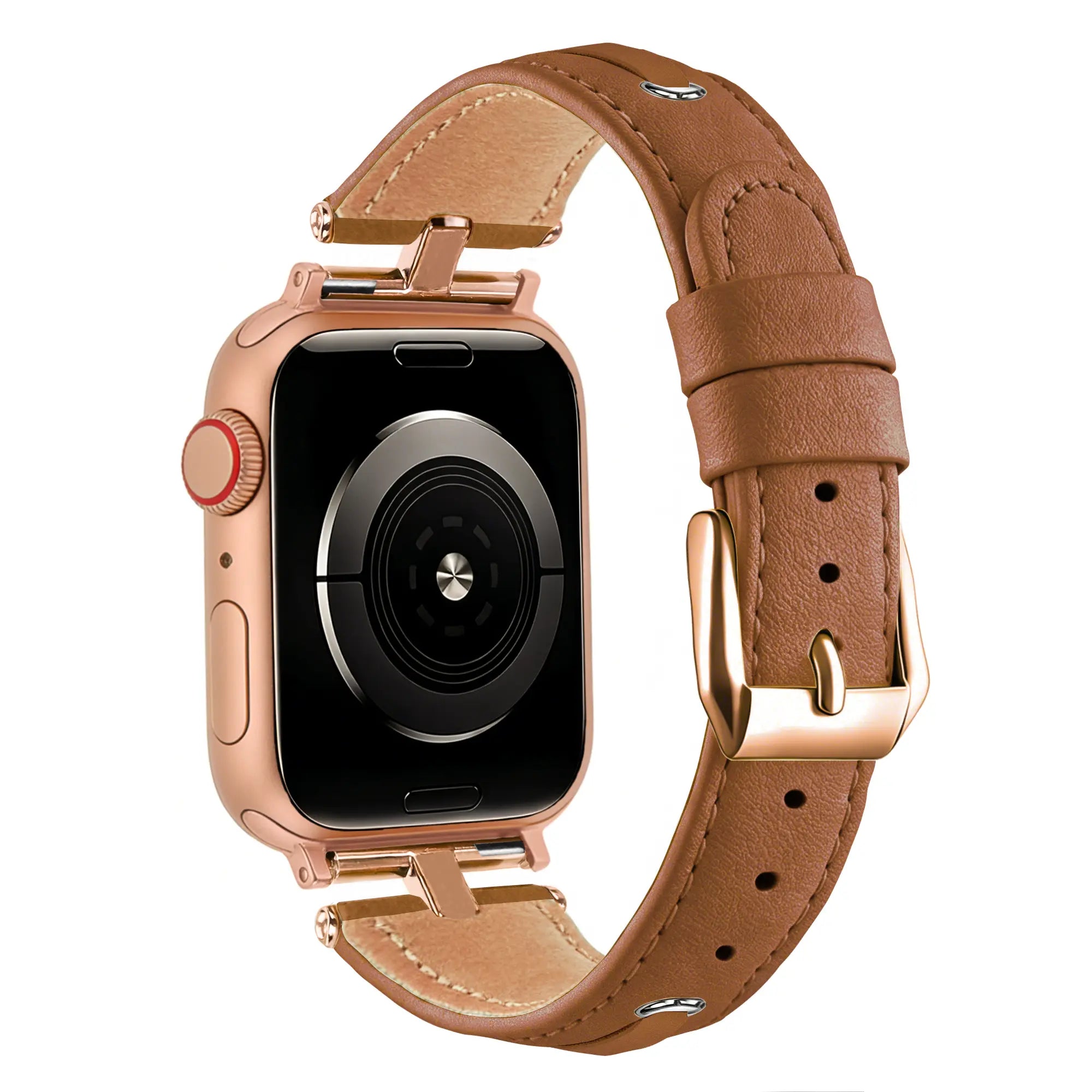 Bandz Bracelet cuir 'T-belt' Apple Watch (marron)
