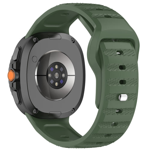 Bracelet silicone outdoor Samsung Galaxy Watch 8 - 44mm (vert militaire)