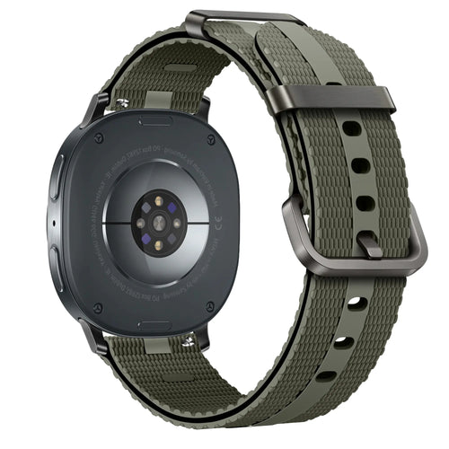 Bracelet active silicone Samsung Galaxy Watch 8 - 40mm (vert militaire)
