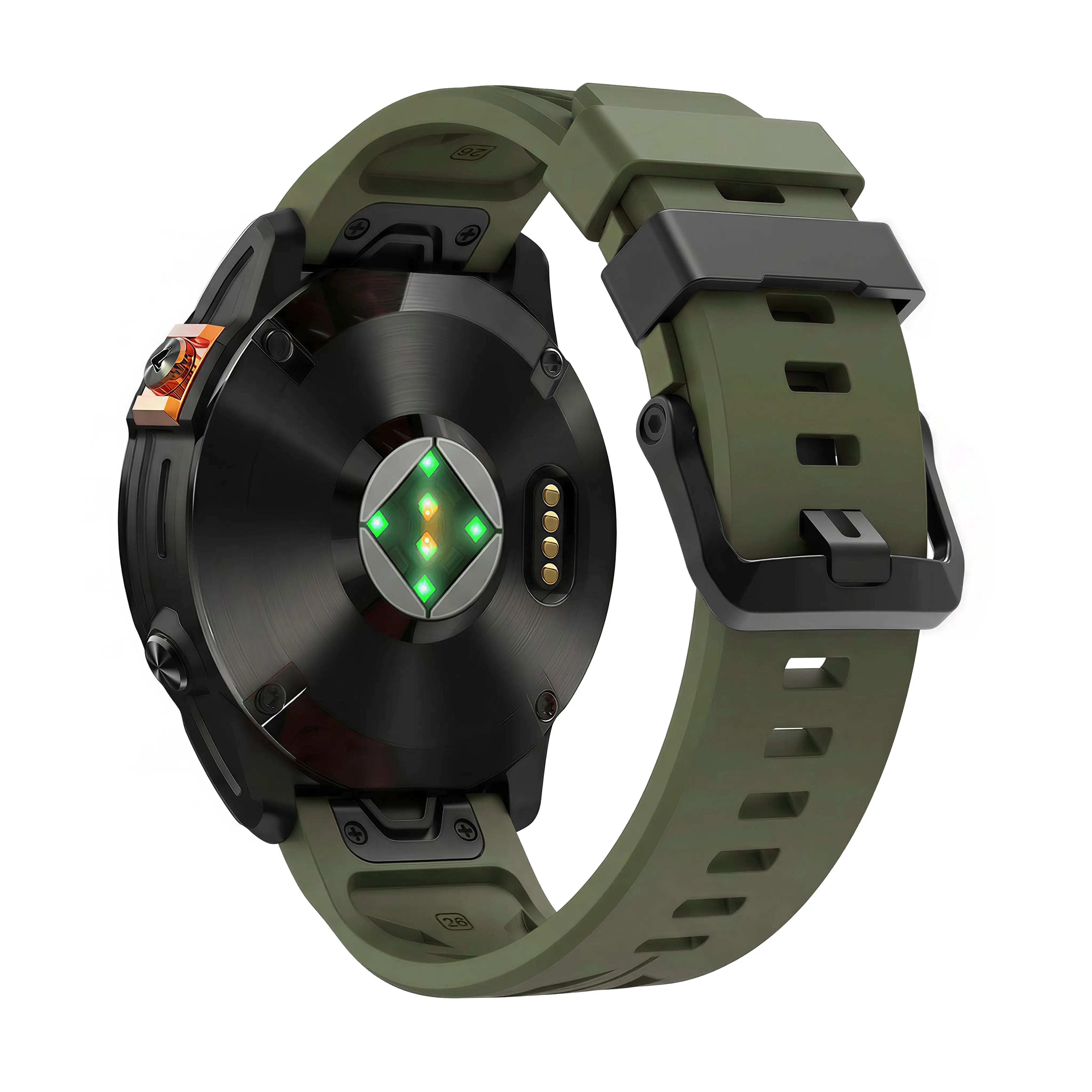 Garmin Instinct E - 45mm Race Silicone Strap (Army Green)