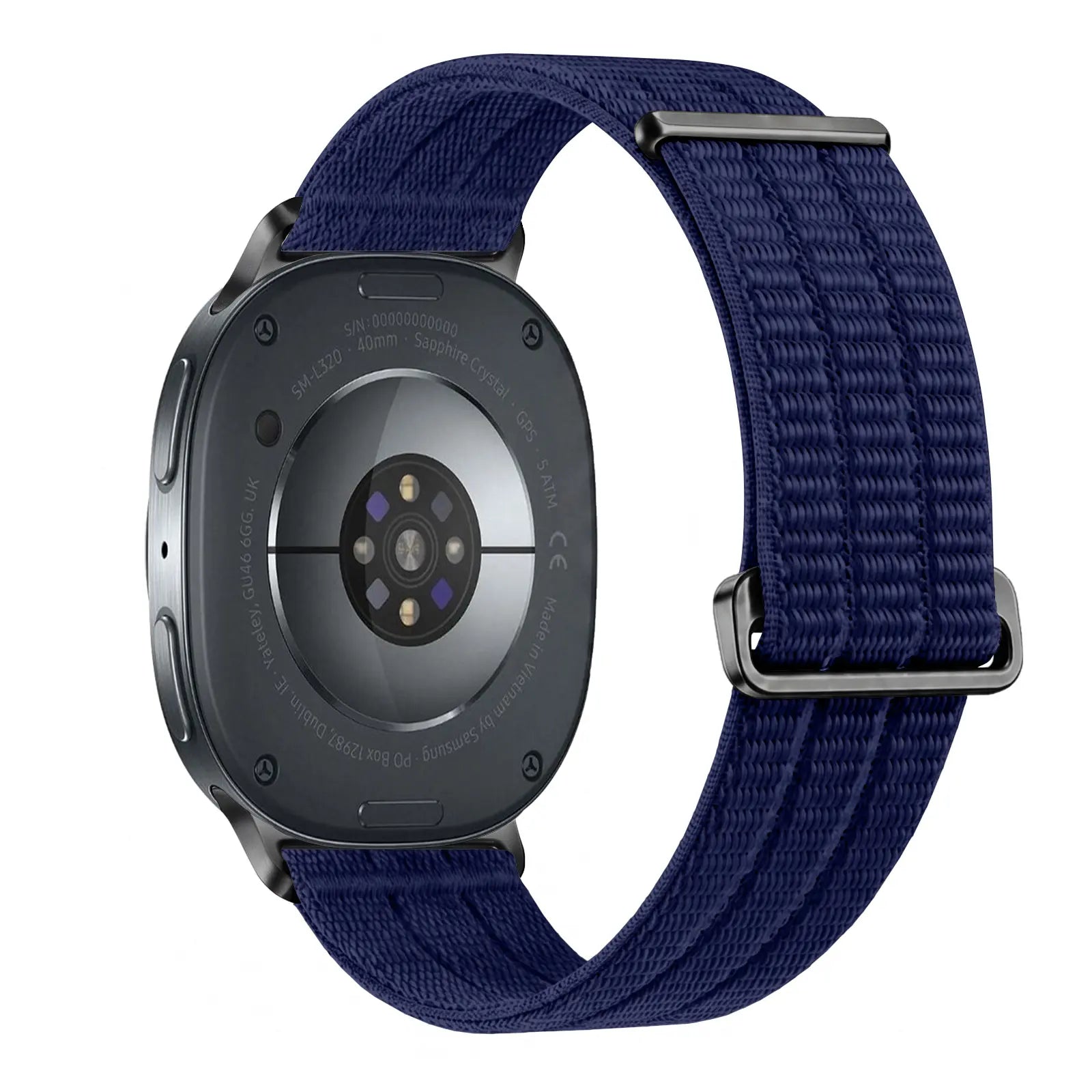 Bracelet nylon air Samsung Galaxy Watch 9 - 40mm (bleu foncé)