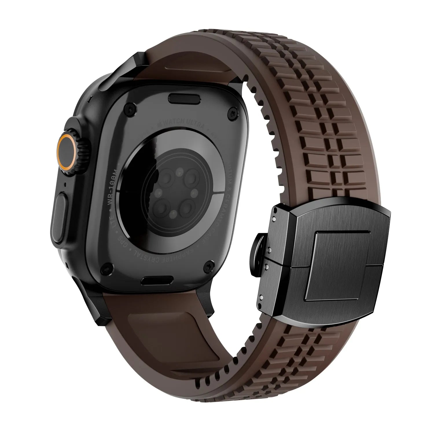 Bracelet silicone Premium Apple Watch (marrón)