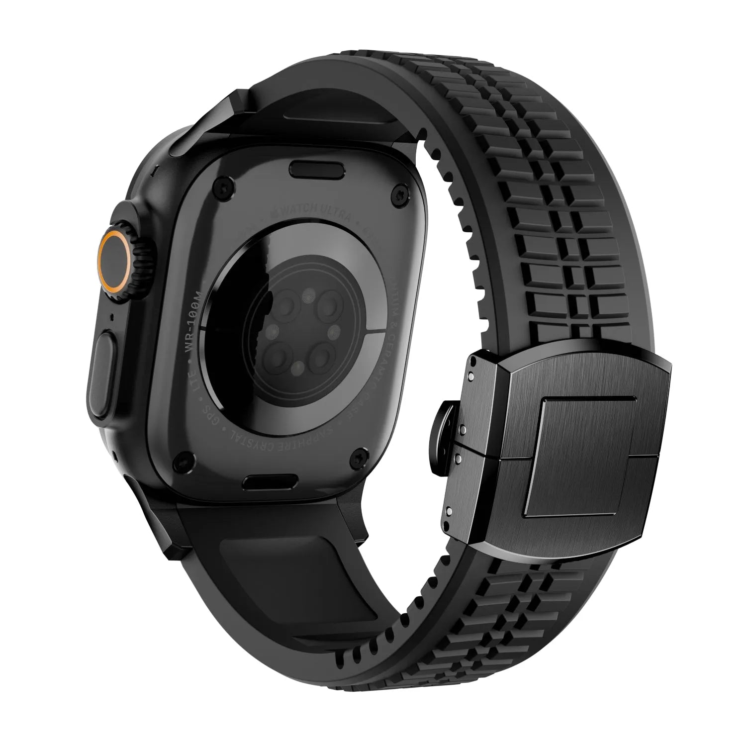 Bracelet silicone Premium Apple Watch (noir)