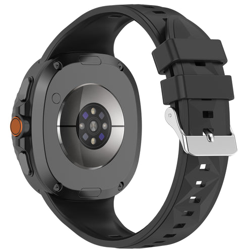 Bracelet silicone diamond Samsung Galaxy Watch 9 - 40mm (noir)